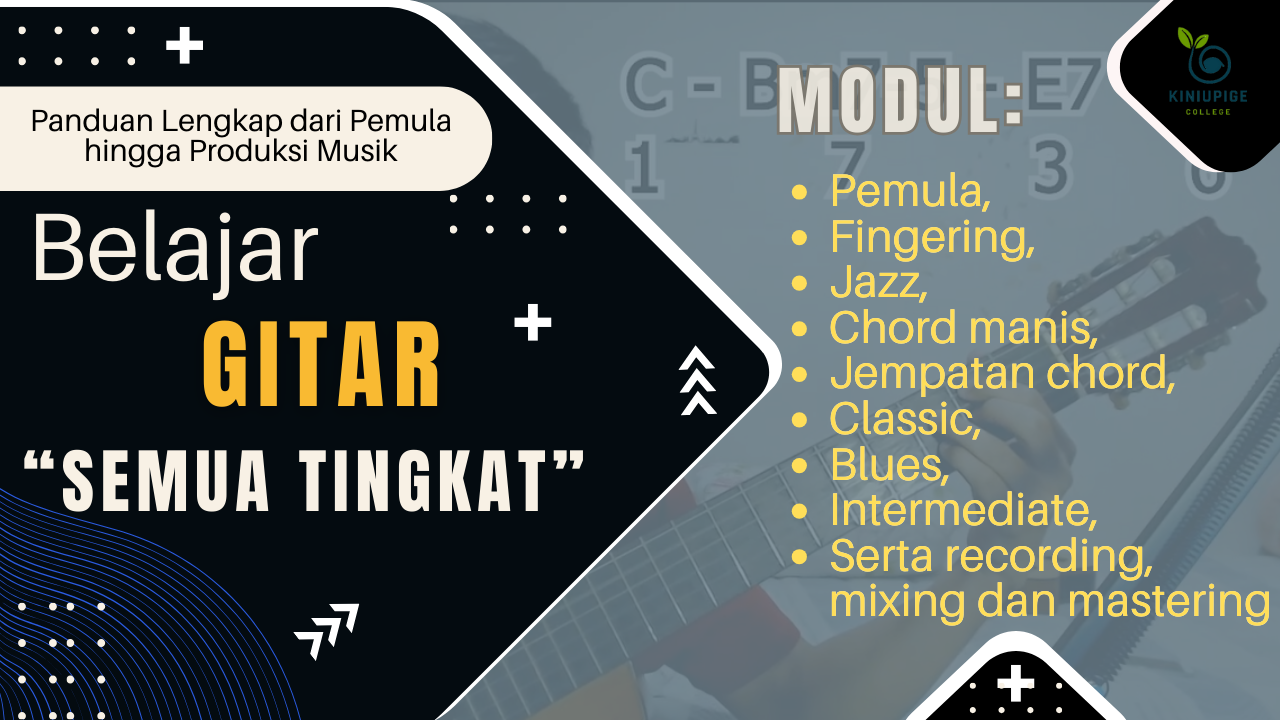 Belajar Gitar – Panduan Lengkap dari Pemula hingga Produksi Musik